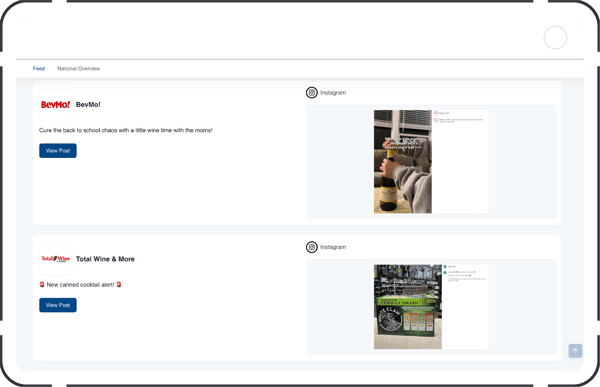 Shield Suite Marketing Monitoring — The Feed dashboard